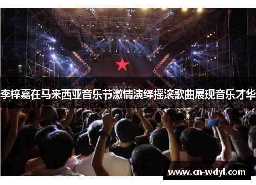 李梓嘉在马来西亚音乐节激情演绎摇滚歌曲展现音乐才华