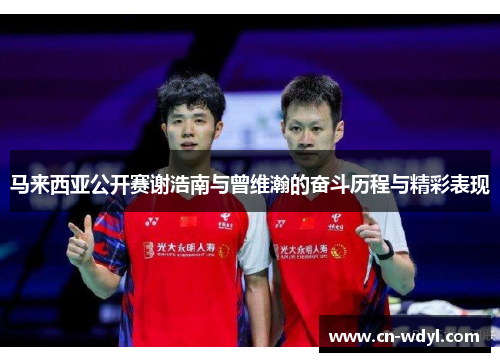 马来西亚公开赛谢浩南与曾维瀚的奋斗历程与精彩表现